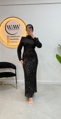 Pırıltı Abiye Elbise - 7