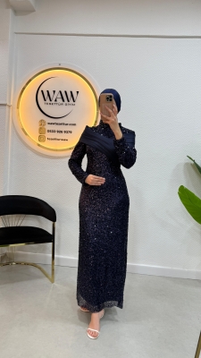 Pırıltı Abiye Elbise - 8