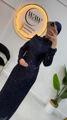 Pırıltı Abiye Elbise - 9