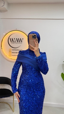 Pırıltı Abiye Elbise - 12