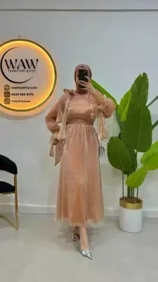 1 AL 1 BEDAVA - Prenses Elbise - 24