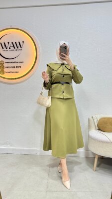 1 AL 1 BEDAVA - ŞAL YAKA TAKIM - Waw Tesettür