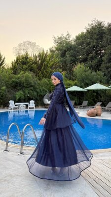 1 AL 1 BEDAVA - Salkım Abiye - Waw Tesettür