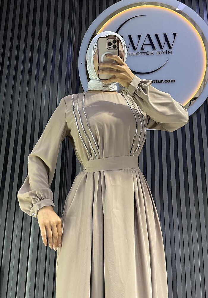 Şifon Abaya - 2