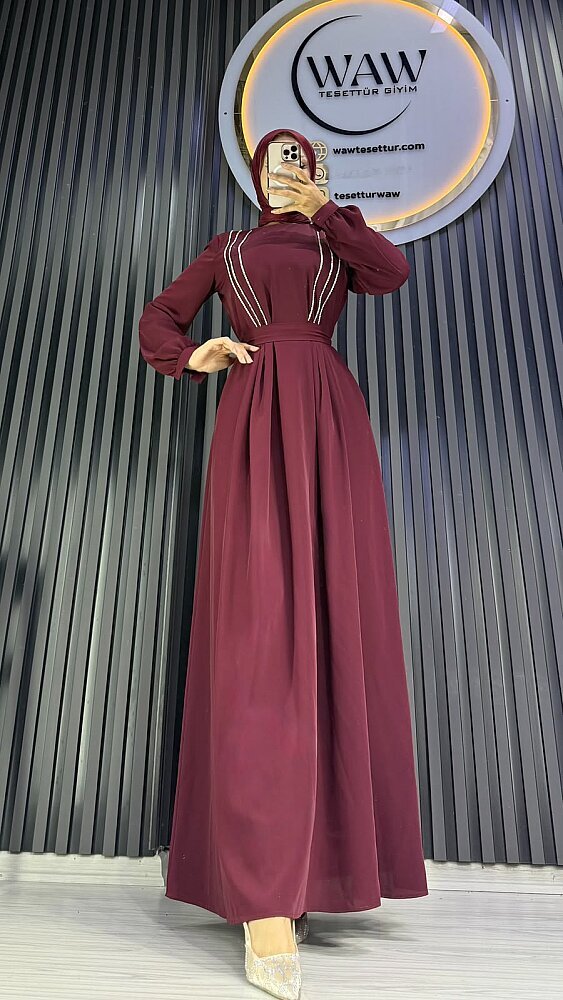 Şifon Abaya - 4