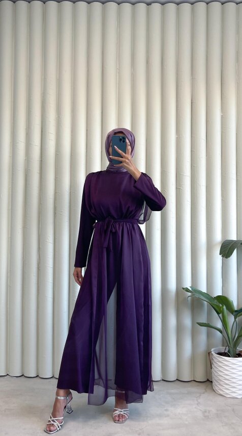 Şifon Tulum - Şal Hediyeli - 4