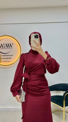 1 AL 1 BEDAVA - Talya Elbise - Waw Tesettür