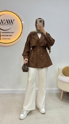 1 AL 1 BEDAVA - Tarz Trençkot - 14