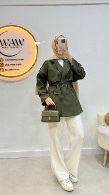 1 AL 1 BEDAVA - Tarz Trençkot - 8