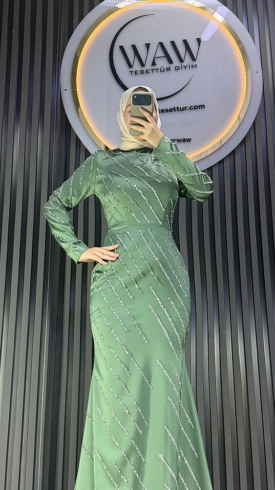 Taş Şeritli Abiye - 17