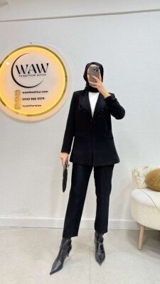 1 AL 1 BEDAVA - Taşlı Takım - Waw Tesettür