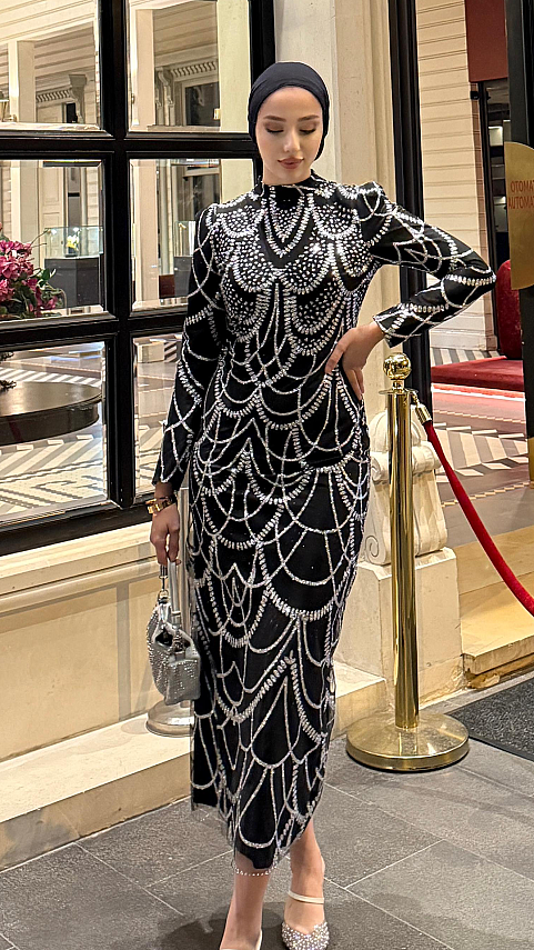 1 AL 1 BEDAVA - Venüs Abiye Elbise - Waw Tesettür