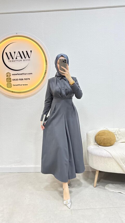 1 AL 1 BEDAVA - Vintage Elbise - 7