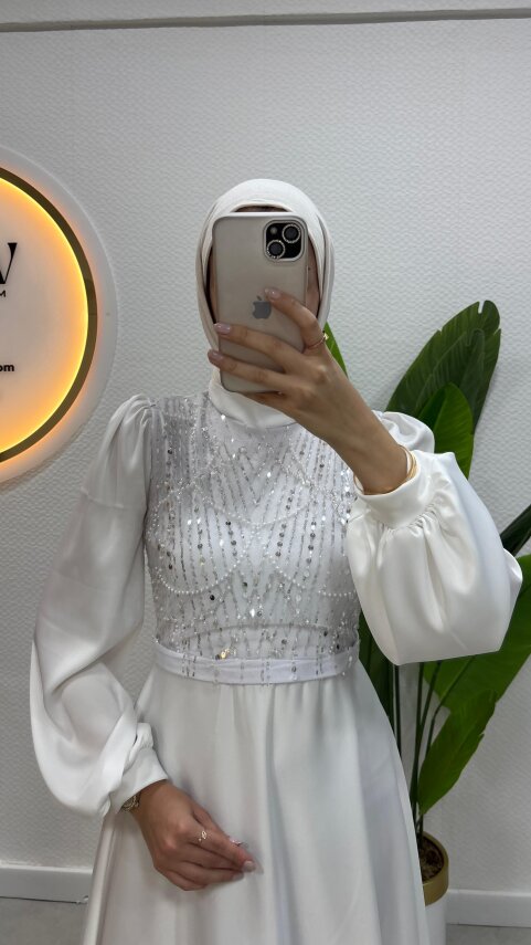 Viral Abiye - Şal Hediyeli - 5