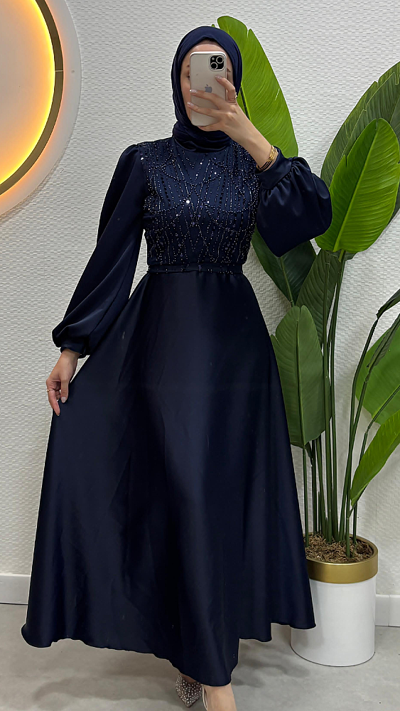 Viral Abiye - Şal Hediyeli - Waw Tesettür