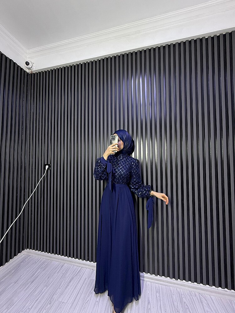 Nesrin Abiye Elbise - Cnr - Waw Tesettür