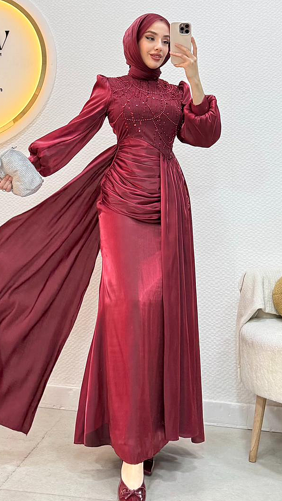 Yansı Abiye - Waw Tesettür