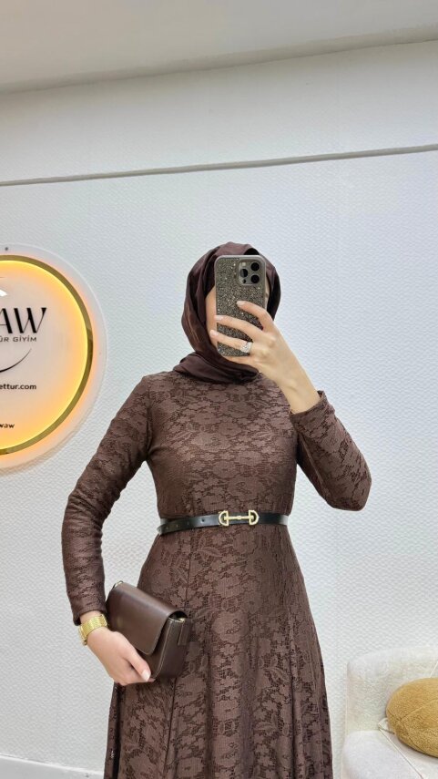 1 AL 1 BEDAVA - Yosun Abiye Elbise - 2