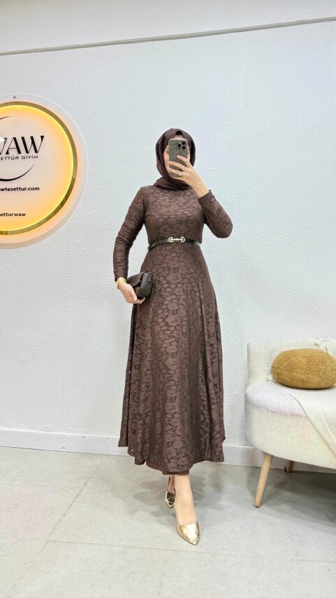 1 AL 1 BEDAVA - Yosun Abiye Elbise - 1